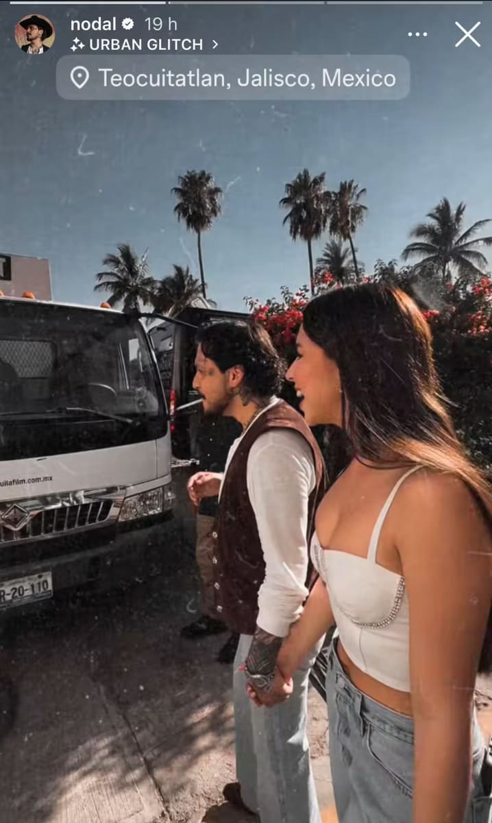 Angela and Christian were all smiles in Jalisco