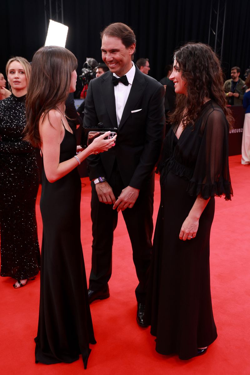 Rafael Nadal and Mery Perelló at the World Sports Awards 2025