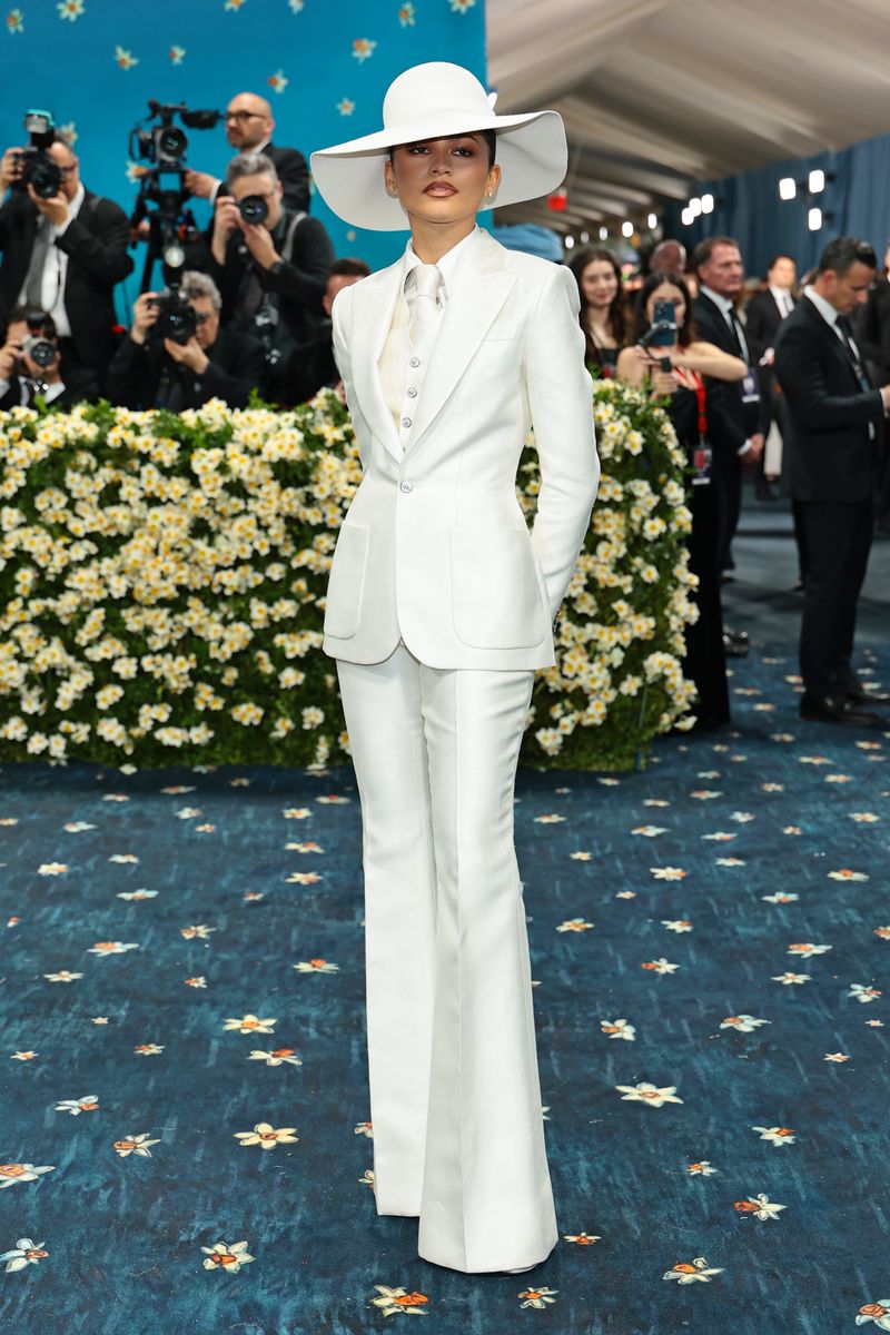 Zendaya attends the 2025 Met Gala 