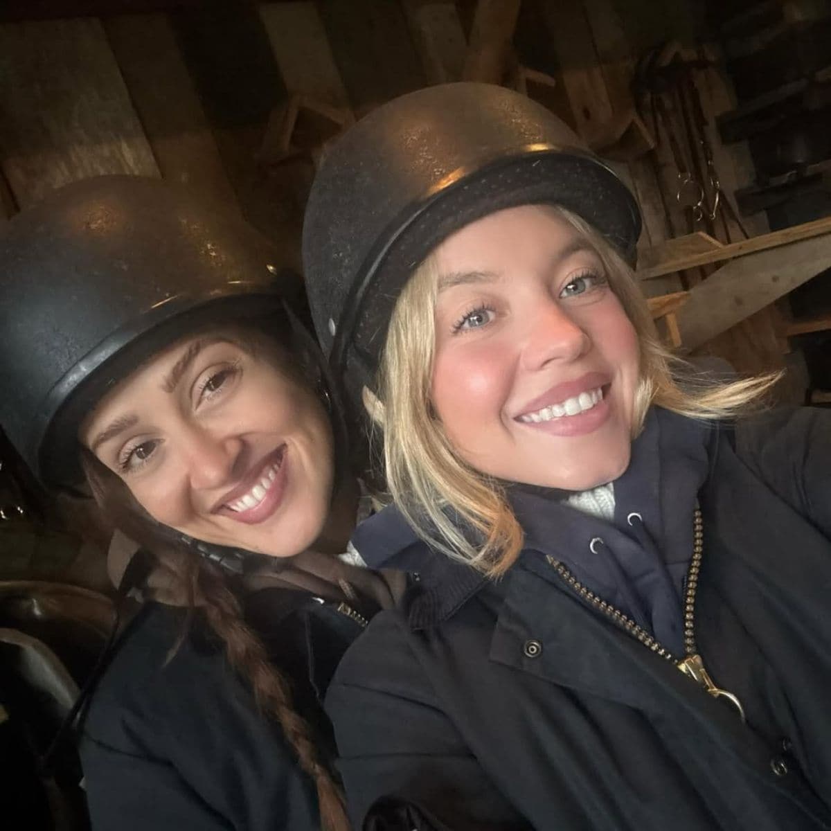 Sydney Sweeney turns up heat in chilly Britain in sizzling black swimsuit