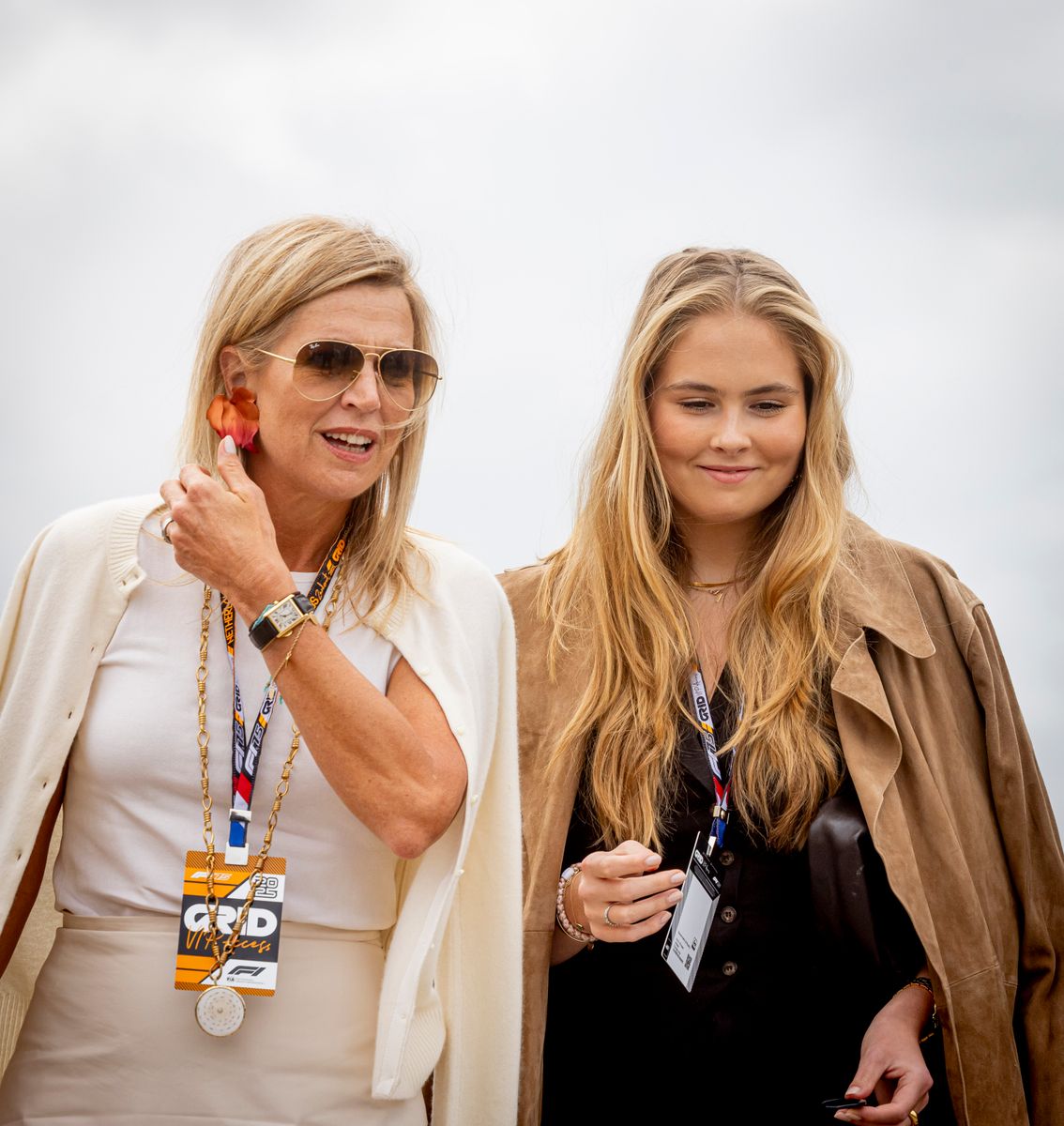 Queen Maxima of The Netherlands and Princess Amalia of The Netherlands 