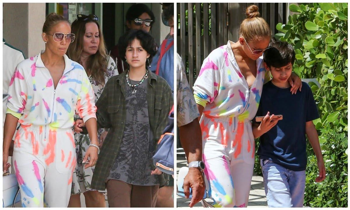 Jennifer Lopez, Emme Maribel Muniz, Maximilian David Muniz
