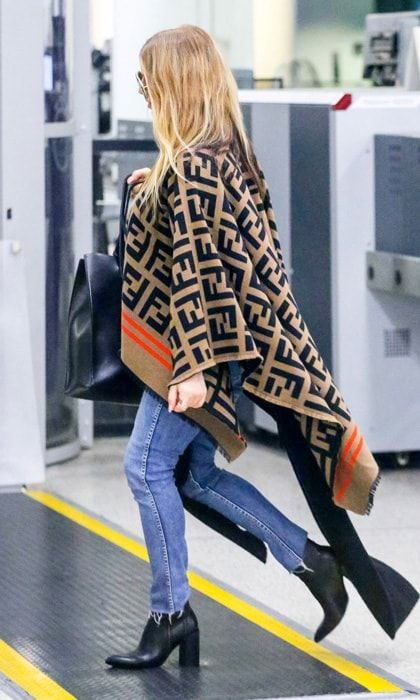 Fergie wearing Fendi