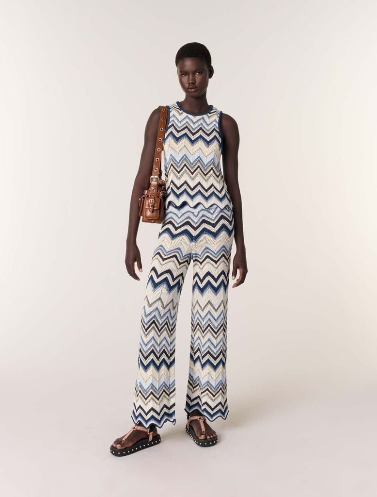 Nadia Ferreira nails nautical style in zigzag crochet 