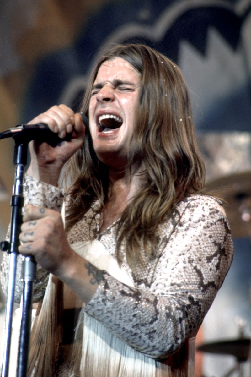 Ozzy Osborn in Los Angeles 1974