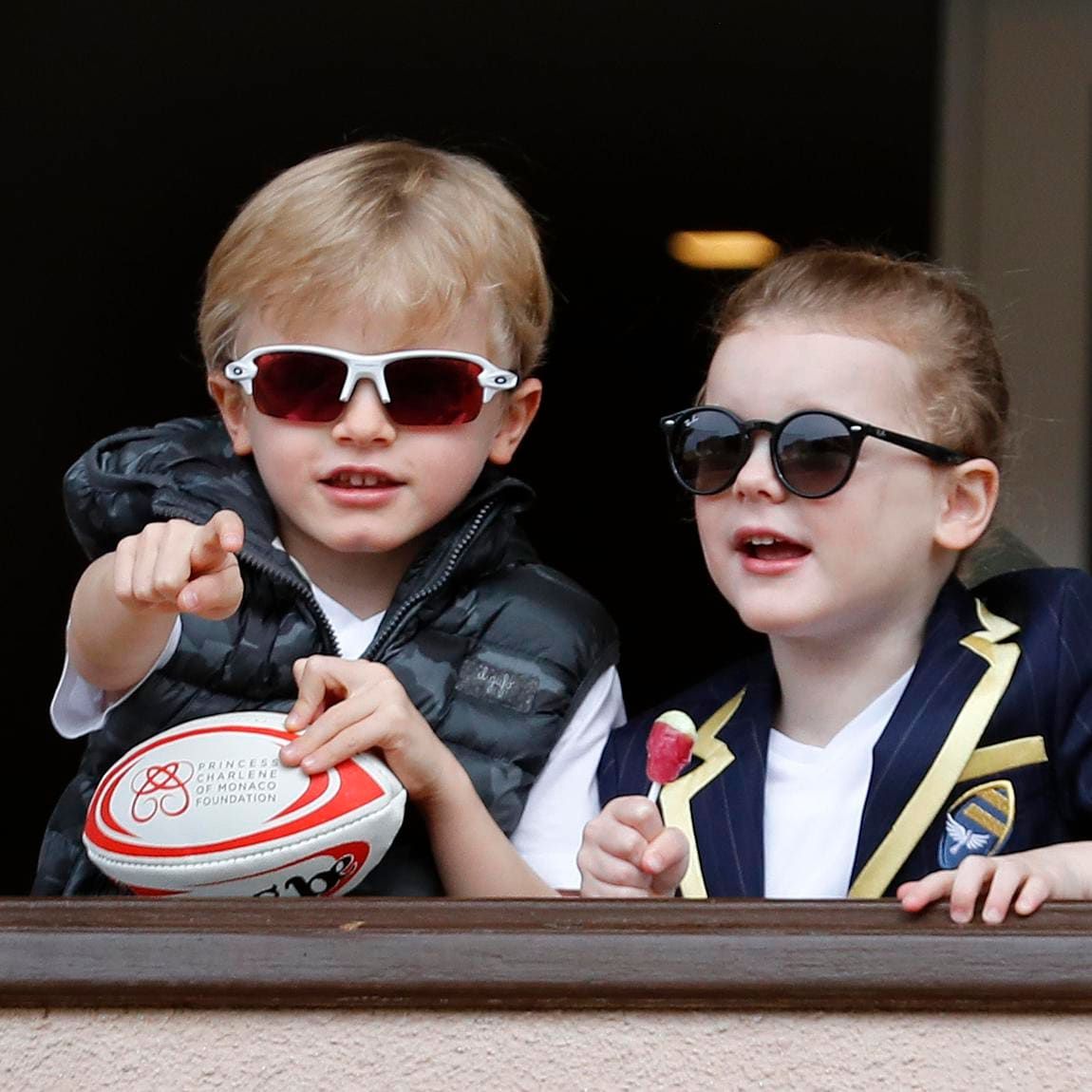 Prince Jacques and Princess Gabriella wished mom Charlene a happy birthday in adorable video
