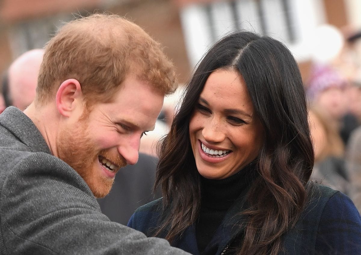 EDINBURGH, SCOTLAND - FEBRUARY 13:  Prince Harry and Meghan Markle visit Edinburgh Castle during their first official joint visit to Scotland on February 13, 2018 in Edinburgh, Scotland.  (Photo by Karwai Tang/Karwai Tang/ WireImage)