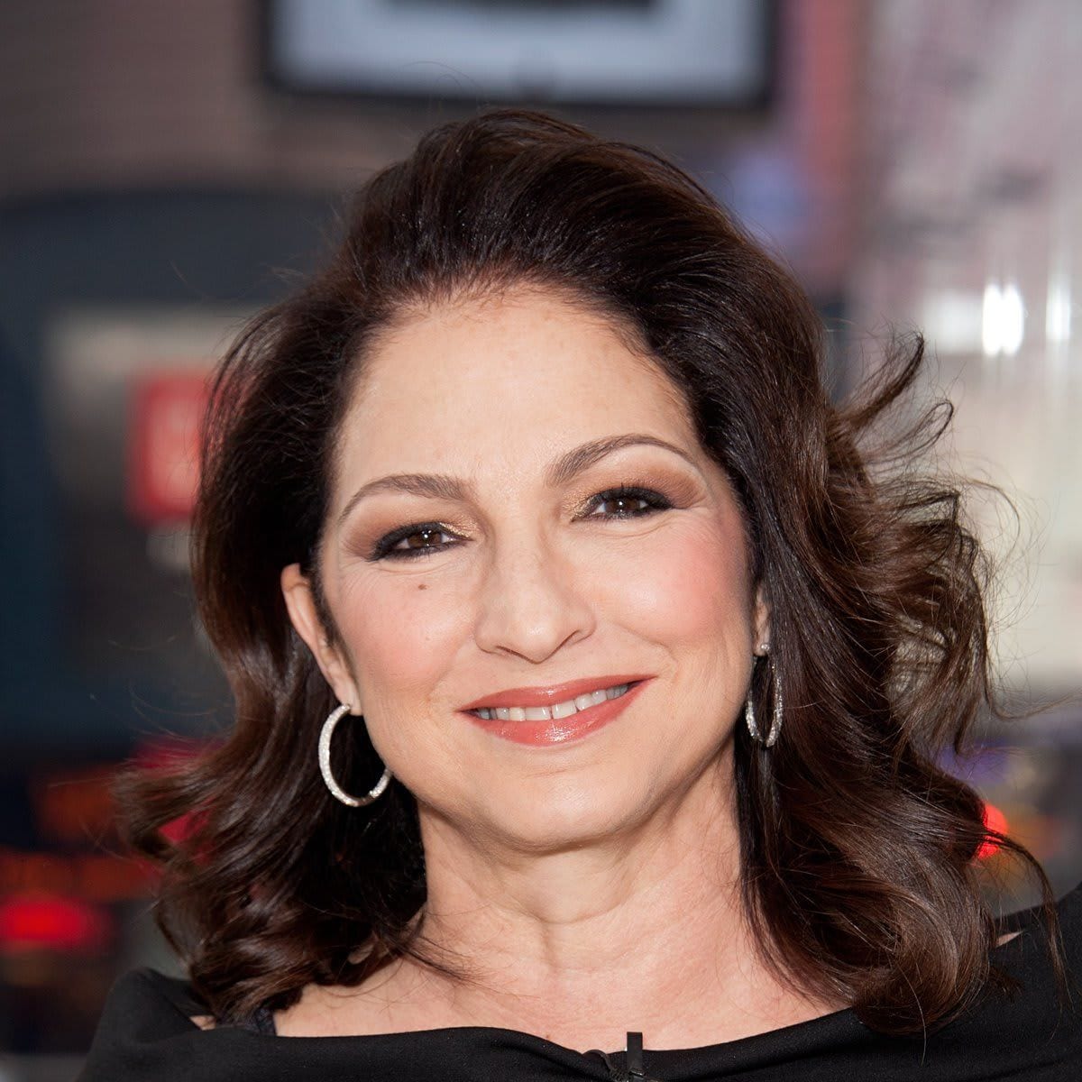 Gloria Estefan And Ana Villafane Visit "Extra"