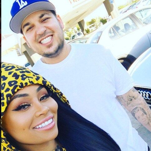 Rob and Blac Chyna have Kris' seal of approval.
<br>
Photo: Instagram/blacchyna