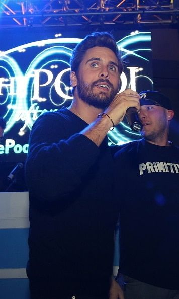 Scott partied until the early morning on Saturday.
Photo: Getty Images