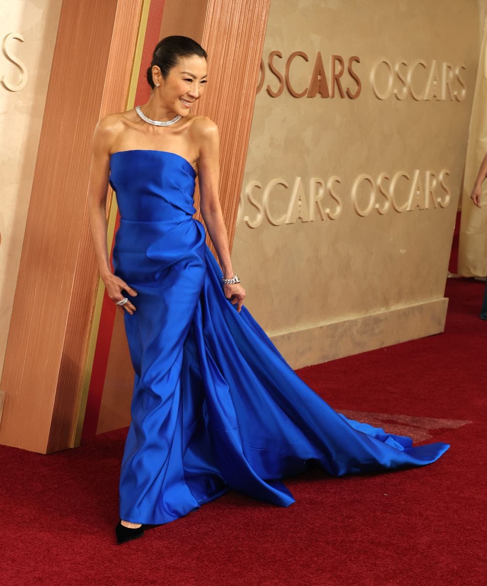 HOLLYWOOD, CALIFORNIA - MARCH 02: Michelle Yeoh attends the 97th Annual Oscars at Dolby Theatre on March 02, 2025 in Hollywood, California. (Photo by Kevin Mazur/Kevin Mazur/Getty Images)