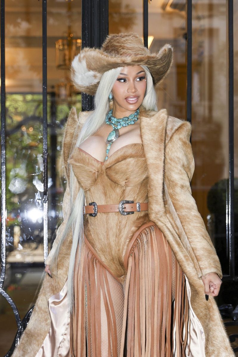 Cardi B turned heads at Beyoncé's concert with a corseted cowgirl look