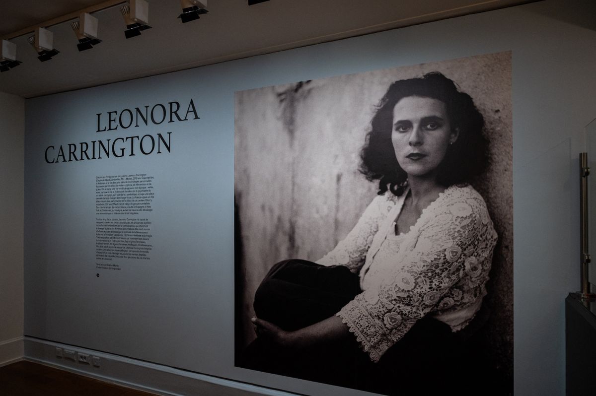 The Leonora Carrington exhibition, Portrait of a Singular Artist, at the Musee du Luxembourg in Paris, France, on February 16, 2026. 