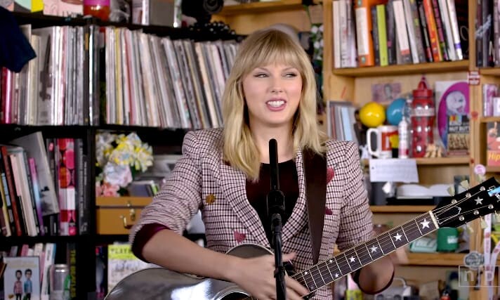 Taylor Swift tiny desk concert