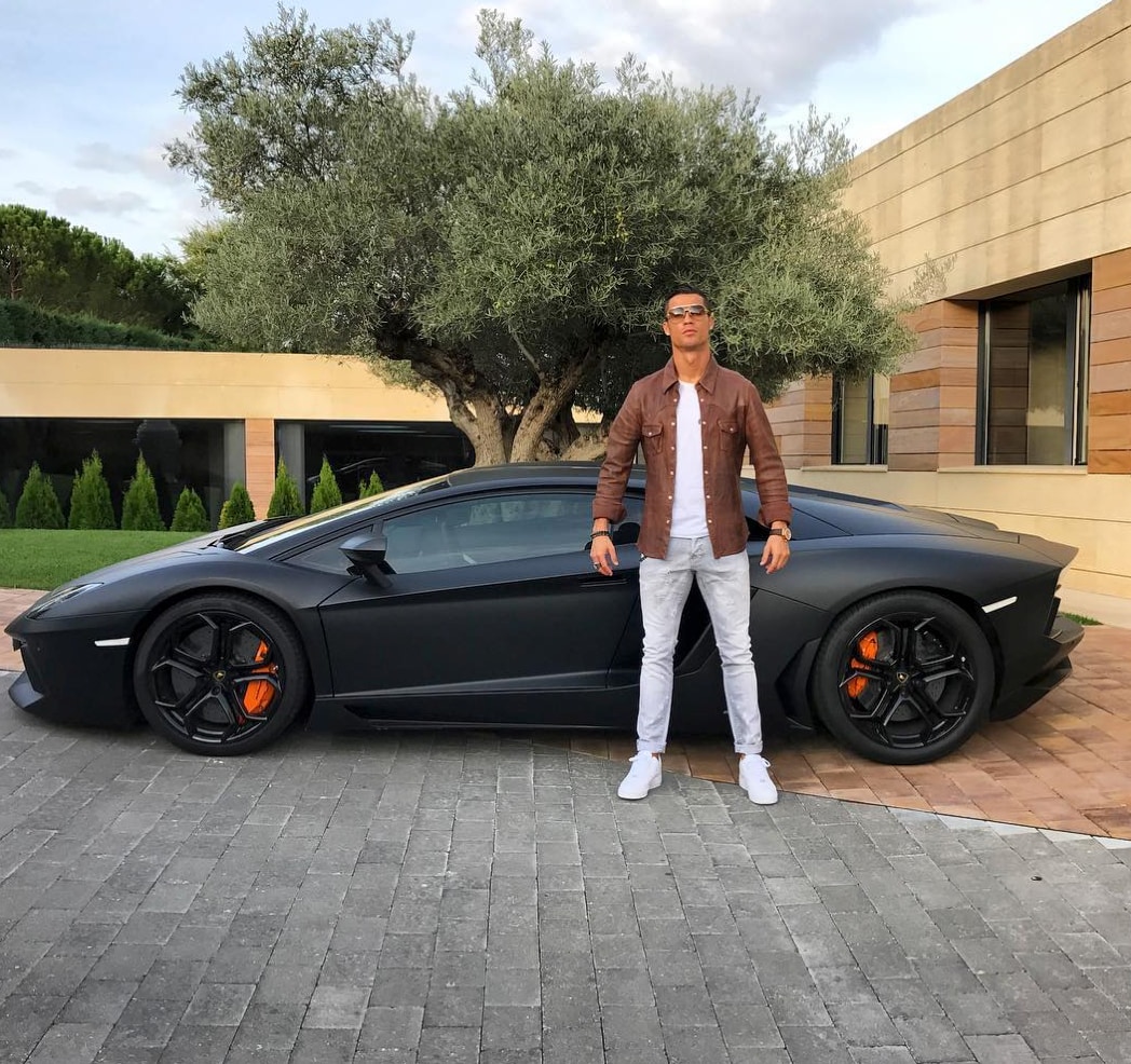 Even with over 40 cars, Ronaldo keeps it simple and enjoys just looking at them