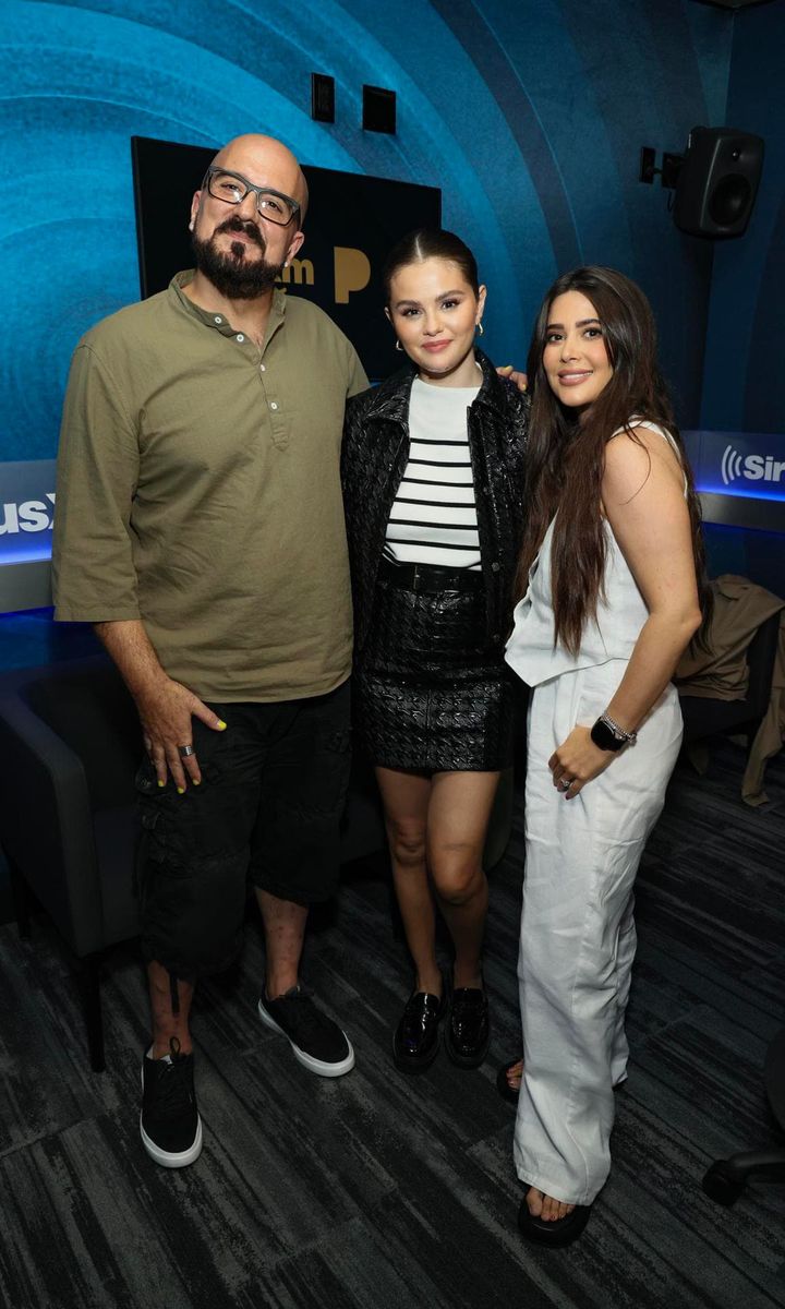 Selena Gomez Visits The SiriusXM Studios In Los Angeles