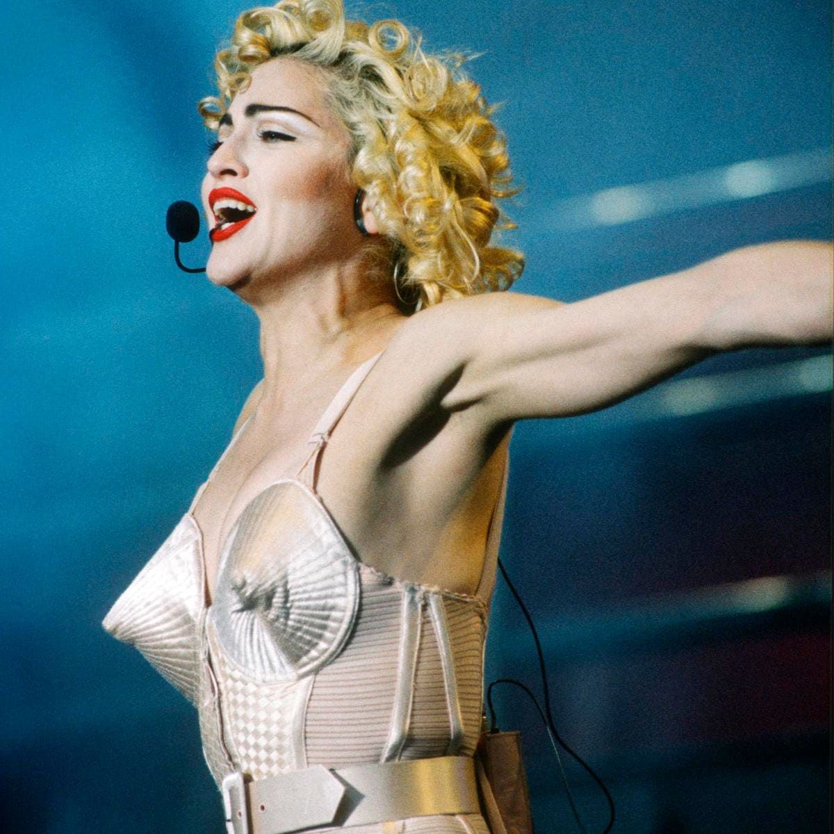 Madonna at the Blond Ambition World Tour