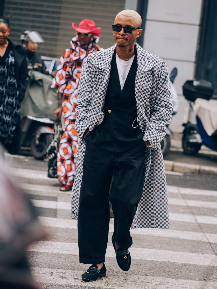 Streetstyle in Shanghai, China on March 27, 2025. (Photo by Su Shan Leong/WWD via Getty Images)