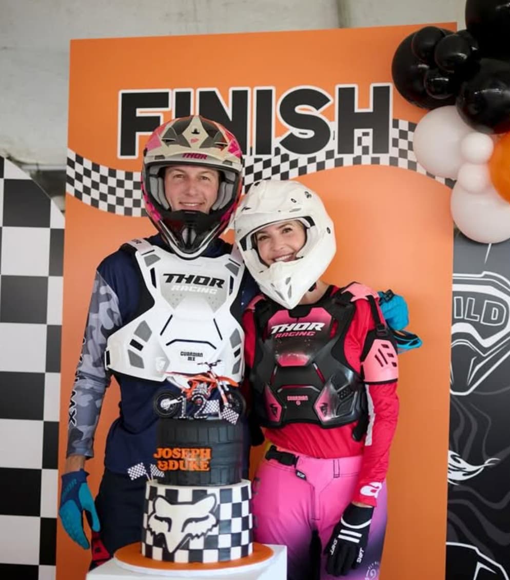 Ivanka and her husband Jared Kushner, 44, were joined by their children Arabella, 14, Joseph, and Theodore, 9, for a full day on the motocross track.