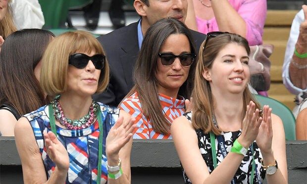 The cook book author was sat behind Anna Wintour in the Royal Box.
<br>Photo: Getty Images