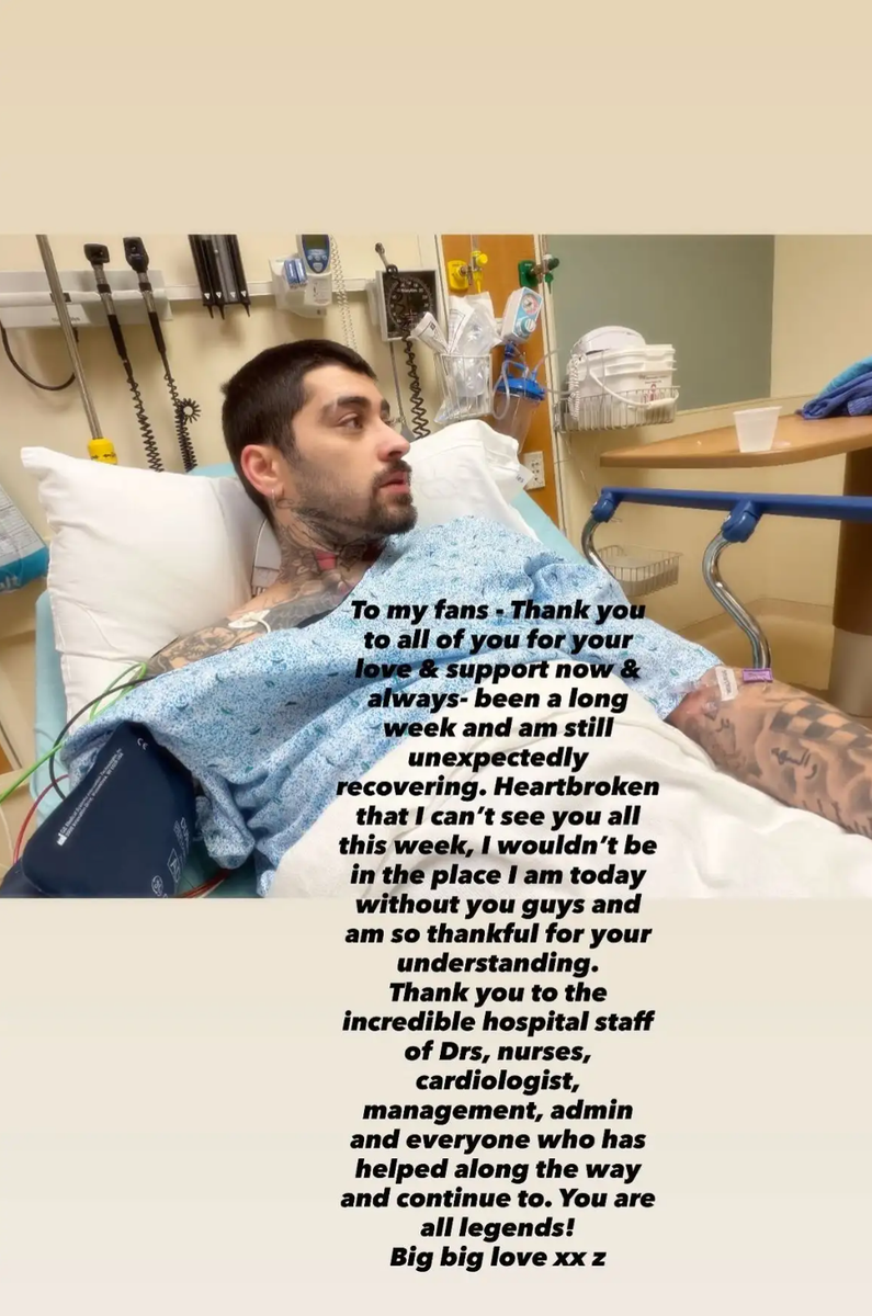 Malik’s health has also been a topic of conversation since April 17, when he revealed via Instagram Stories that he had been hospitalized.