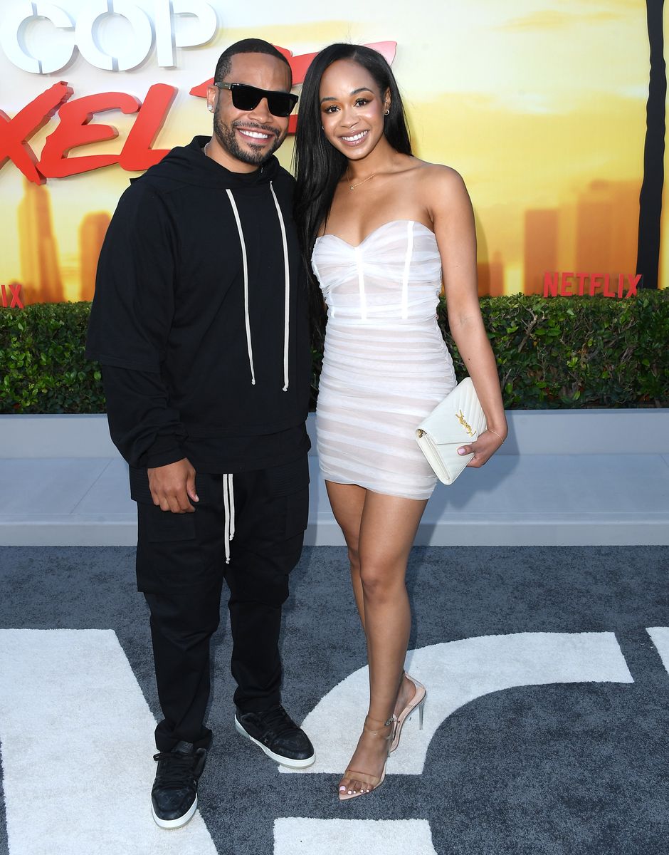 Eric Murphy and Jasmine Page Lawrence at the Los Angeles Premiere Of Netflix's "Beverly Hills Cop: Axel F"