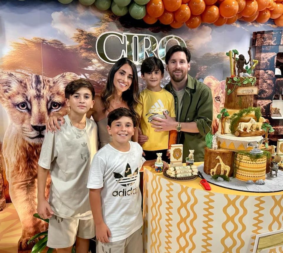 Antonela Roccuzzo and Lionel Messi celebrate their son Ciro&rsquo;s birthday