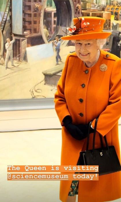 Queen Elizabeth Instagram story