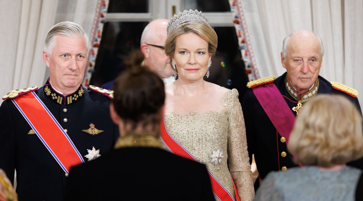King Philippe and Queen Mathilde praised King Harald’s humor, humanity and sincerity in their tribute.