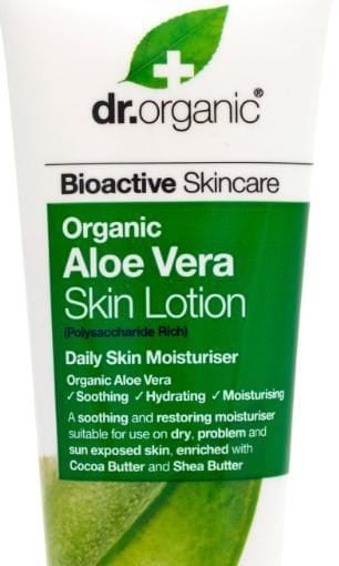 Producto con aloe vera de Dr. Organic