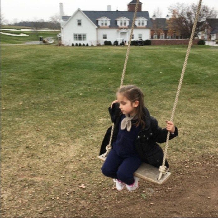 Arabella went swinging into the Thanksgiving weekend. The businesswoman shared a photo of her little girl, writing, "Swinging into the weekend #thanksgiving."
Photo: Instagram/@ivankatrump