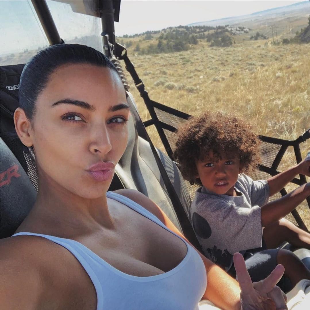 kim kardashian, saint west