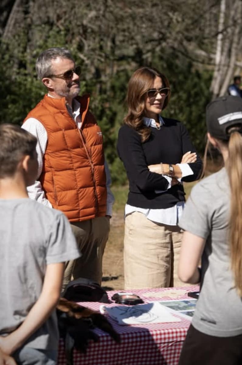 Frederik and Mary of Denmark enjoy the dunes that link them to King Felipe and Letizia