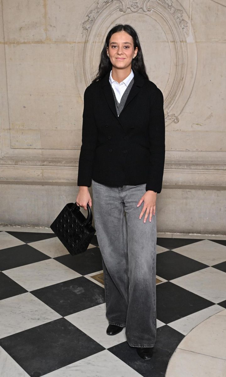 Victoria Federica de Marichalar y Borbon, daughter of King Felipe of Spain's sister Infanta Elena, was also at the Dior show.