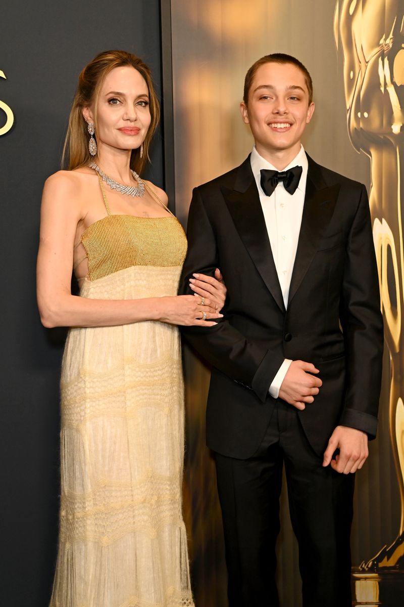 Angelina Jolie and Knox Jolie-Pitt at the Governors Awards