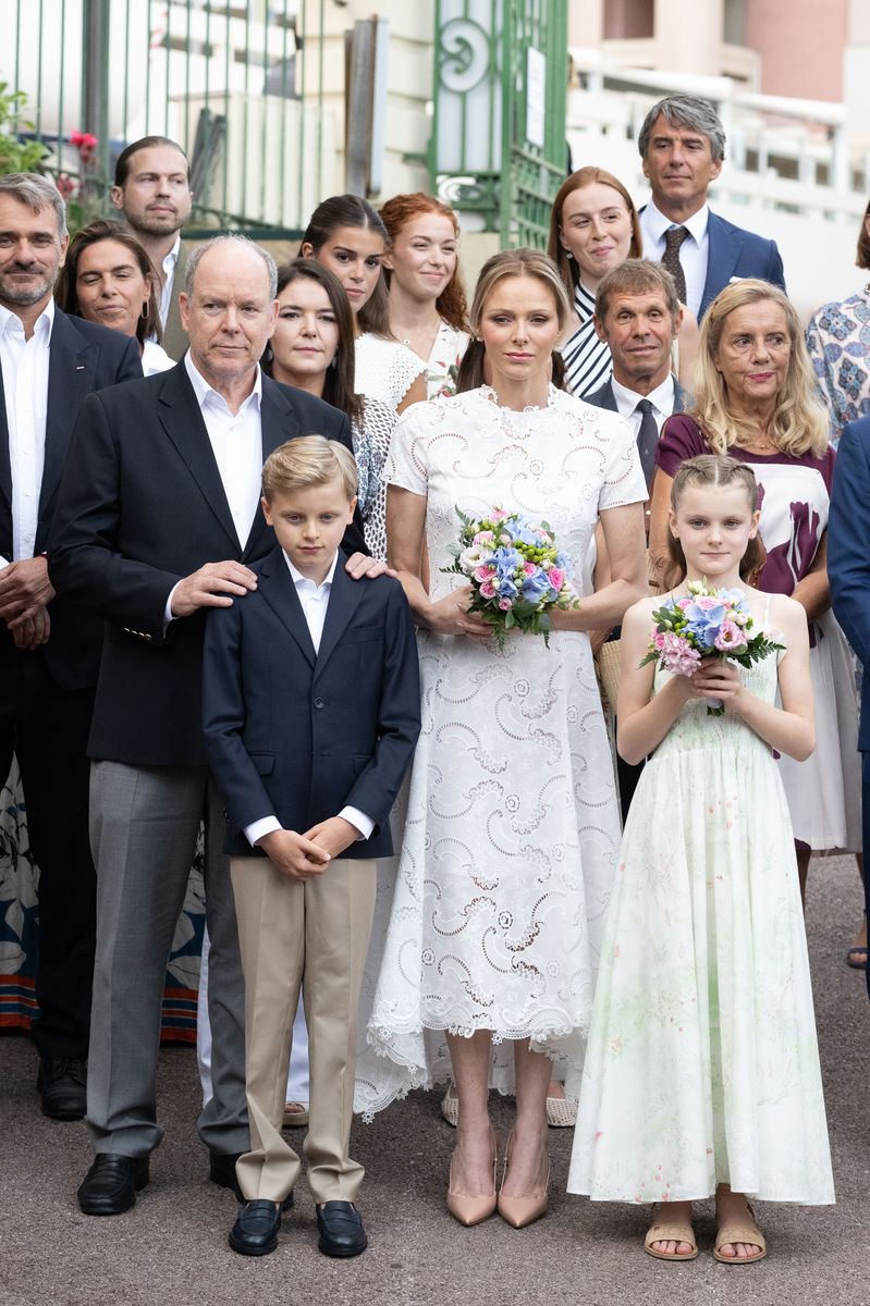MONACO, MONACO - SEPTEMBER 6: (EDITOR'S NOTE: NO TABLOIDS WEB & PRINT, NO DAILY MAIL, NO DAILY MAIL GROUP, NO BILD, NO CHI, NO VOICI, NO CLOSER)  Prince Albert II of Monaco, Princess Charlene of Monaco, Prince Jacques of Monaco and Princess Gabriella of Monaco attend The "U CavagnÃ«tu" - Traditional Monegasque Picnic on September 6, 2025 in Monaco, Monaco. (Photo by David Niviere/Pool/Getty Images)