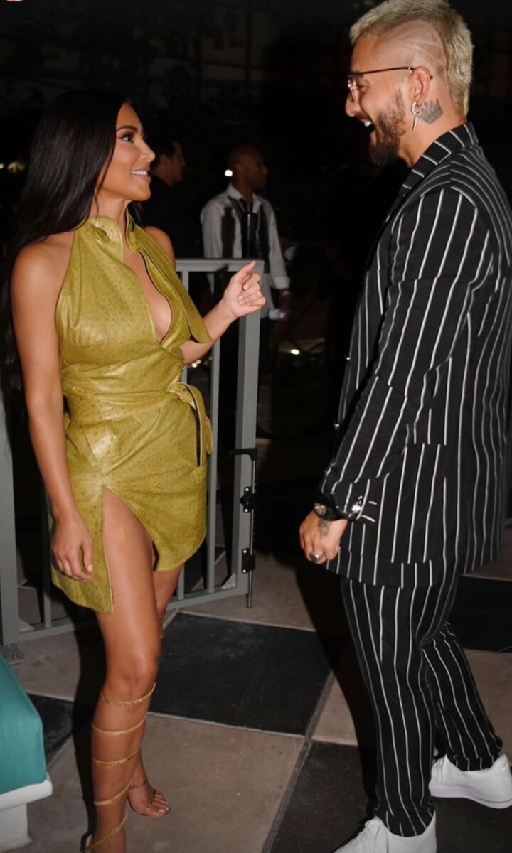 kim kardashian and maluma