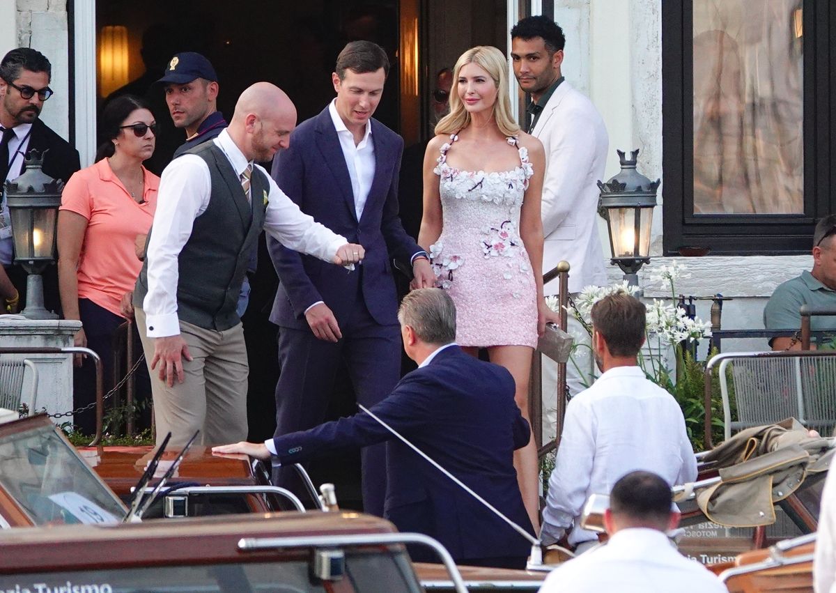Jared Kushner and Ivanka Trump looked elegant for the occasion