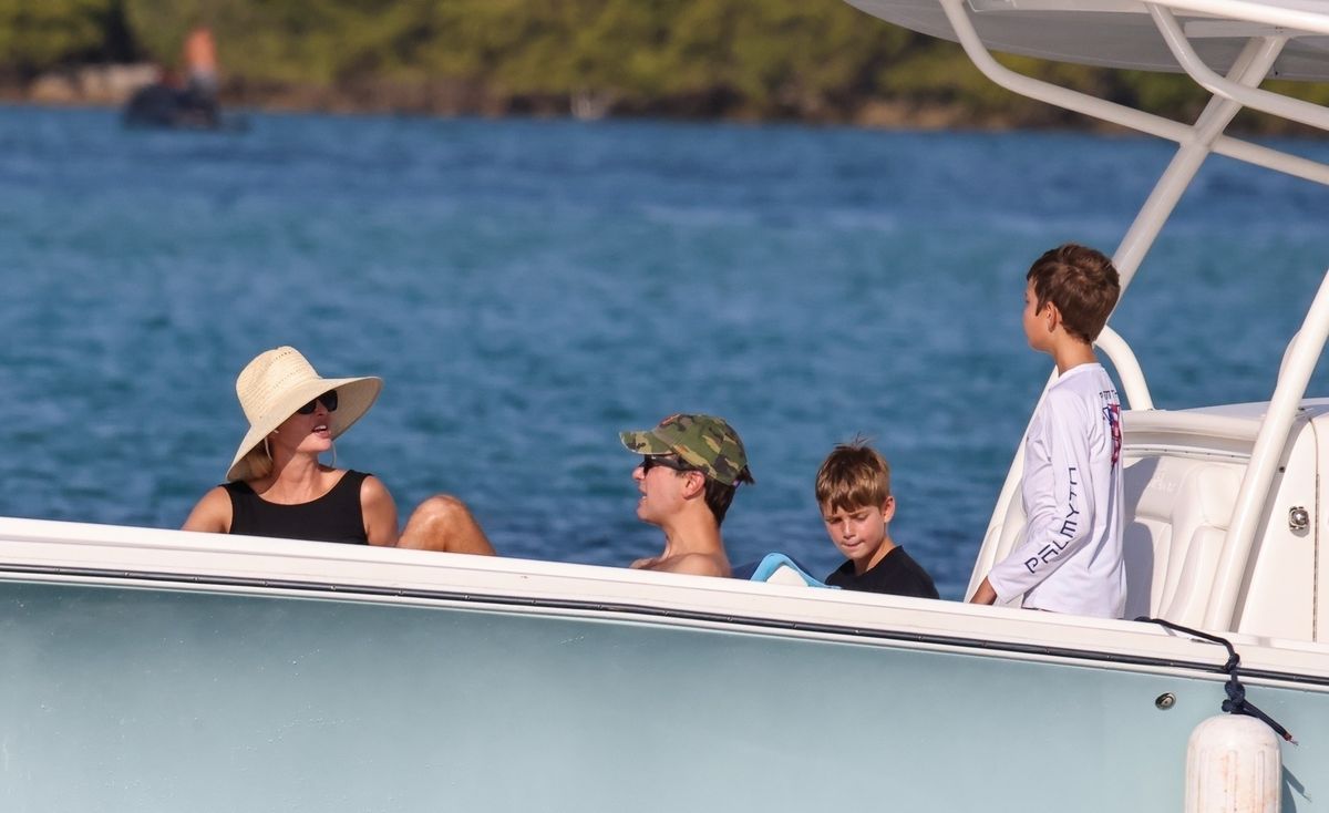Ivanka alongside her husband and her sons
