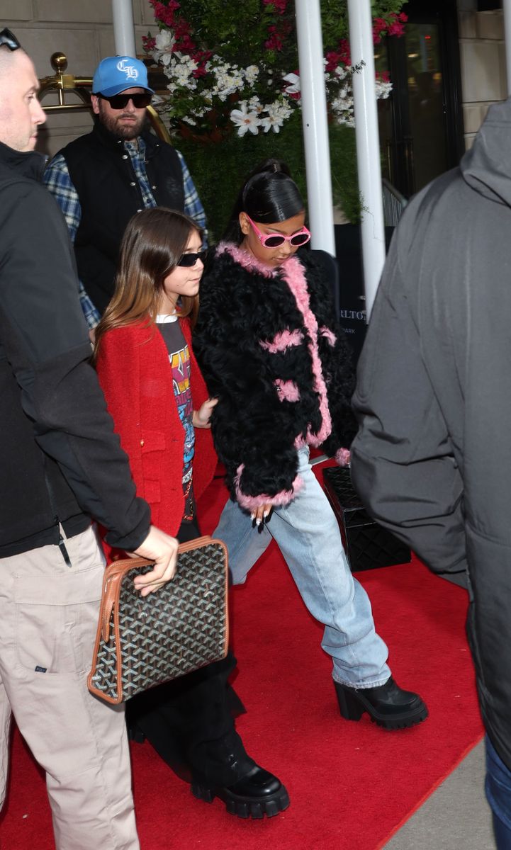 Penelope Disick and North West have shared a close bond since childhood, as seen during this New York City outing with Scott Disick in 2023.