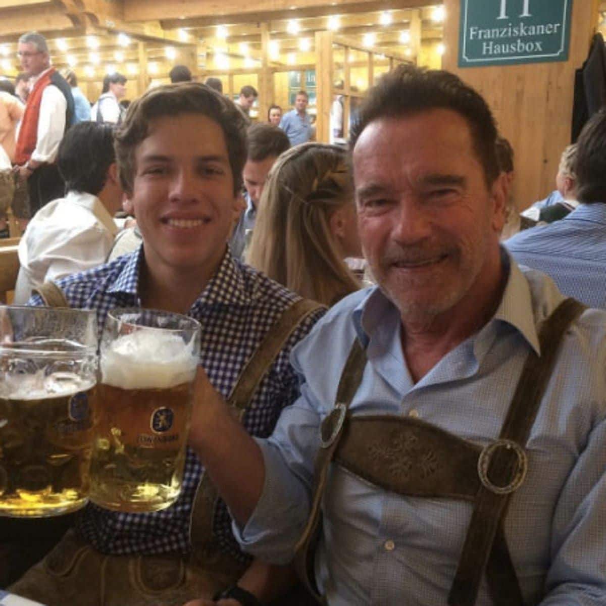 Arnold Schwarzenegger son Joseph Baena
