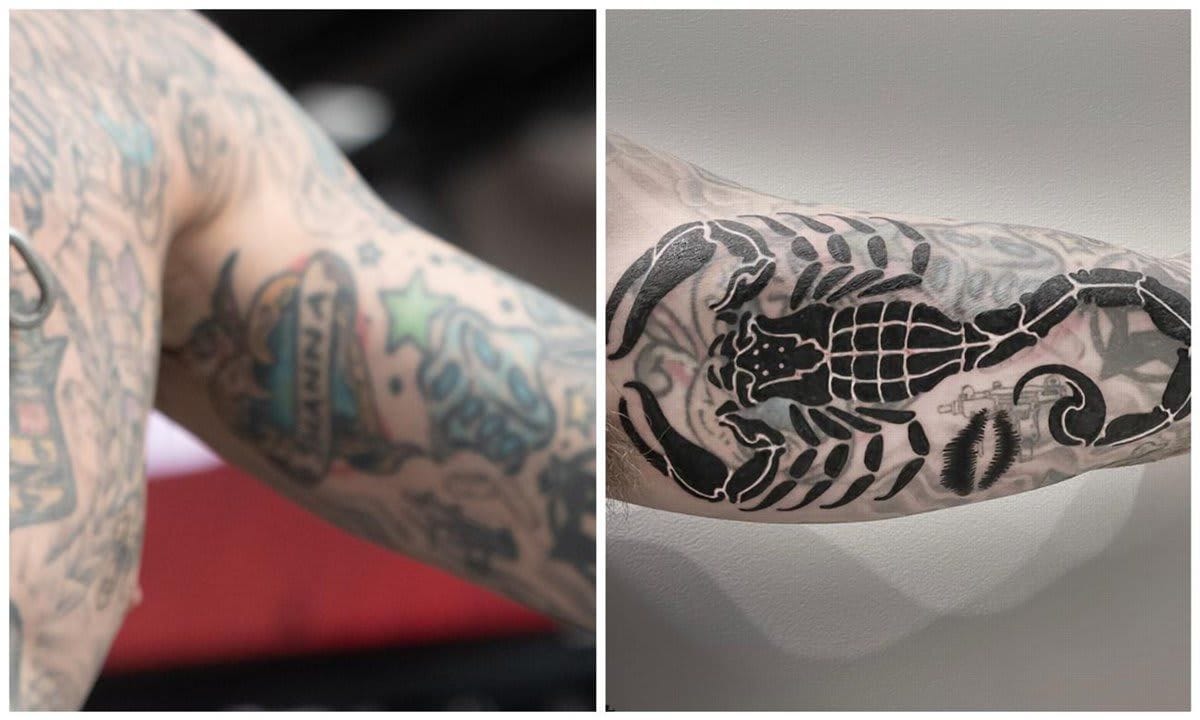  Travis Barker covers another Shanna Moakler tattoo 
