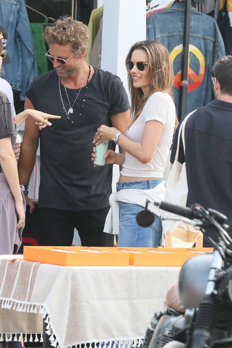 Alessandra Ambrosio’s motorcycle moment with Buck Palmer screams summer romance