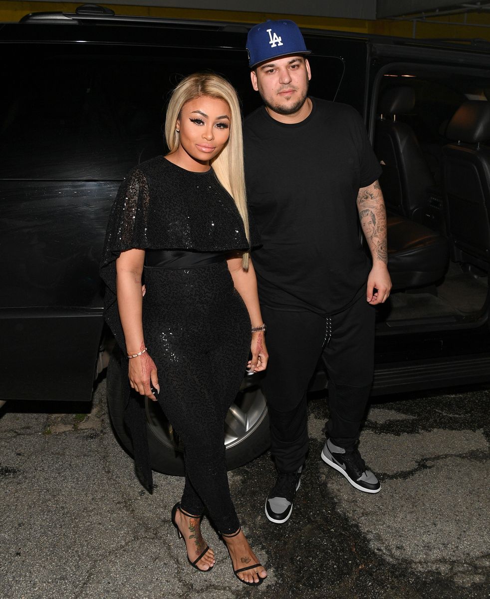 Blac Chyna y Rob Kardashian 27 de marzo de 2016 