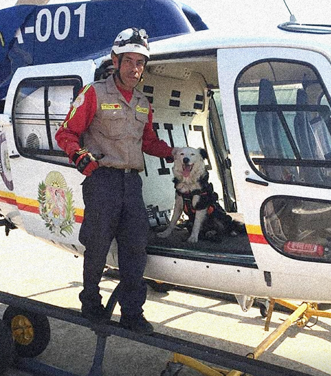 One of Tsunami's most memorable rescues took place in San Bernardino, where he helped locate a 60-year-old man trapped for six hours under an eight-story building.