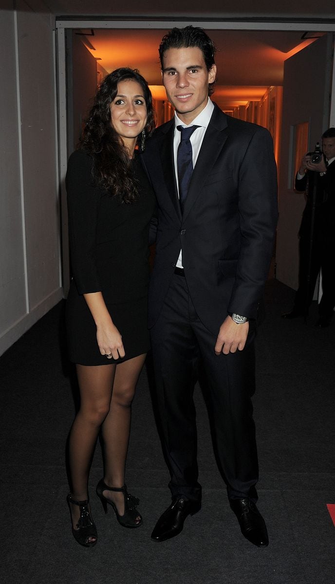 Maria Francisca Perello (L) and tennis player Rafael Nadal attend 'A Night With The Stars,' the Barclays ATP World Tour Finals Gala hosted by Great Ormond Street Hospital Children's Charity and supported by Moet & Chandon at Battersea Power Station on November 17, 2011, in London, England. 