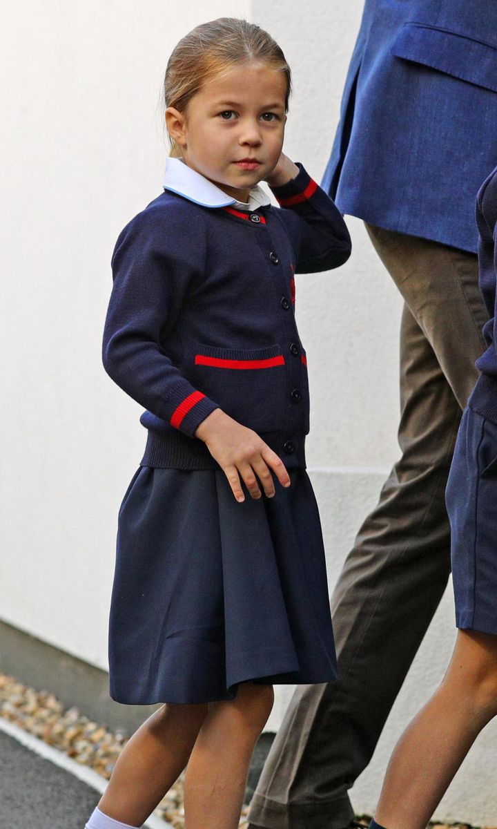 Princess Charlotte's first day at school