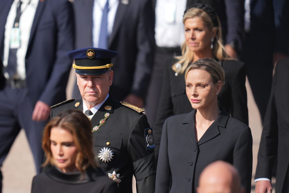 Prince Albert and Princess Charlene of Monaco attend the funeral of King Harald alongside members of 11 royal houses.