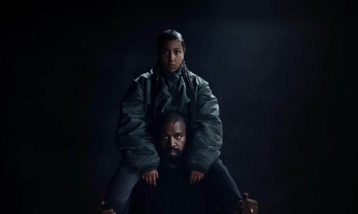 Kanye and North West