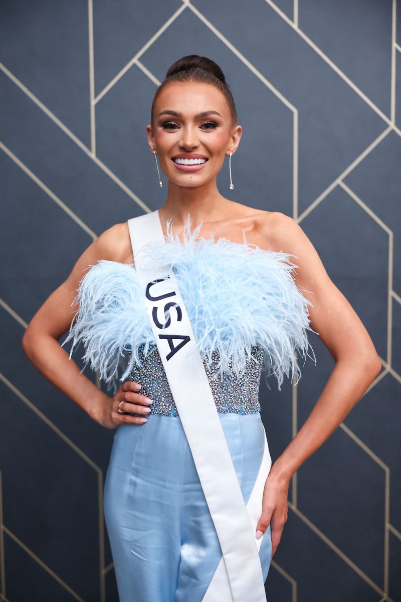 Miss United States Noelia Voigt during the 72nd Miss Universe Competition.